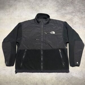The North Face Summit Series Denali Mens Large Black Full Zip Fleece Jacket